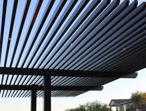 Metal Pergola Header