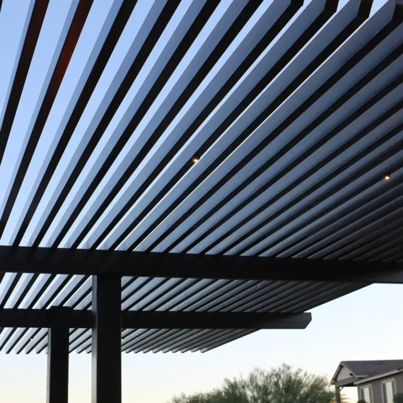 Metal Pergola Header